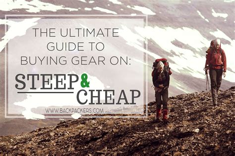 Steep and cheep - Find good deals on a great selection of New Arrivals at Steep & Cheap. Steep & Cheap offers steals on camping, hiking, skiing, cycling gear and more. 